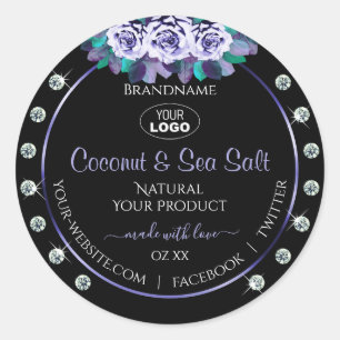 Pegatina Redonda Logotipo de las etiquetas de empaquetado de produc