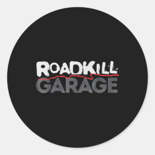 Pegatina Redonda Logotipo de motocicleta Roadkill Camisas para adul
