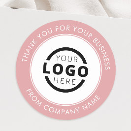 Pegatina Redonda Logotipo de negocio personalizado Promocional Grac