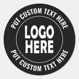 Pegatina Redonda logotipo de personalizado y clásico de promoción d