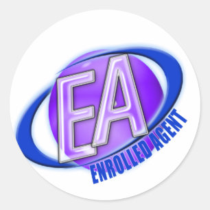 PEGATINA REDONDA LOGOTIPO DE SWOOSH DEL ORBE DEL EA - AGENTE