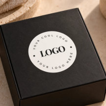 Logotipo empresarial de círculo redondo personaliz