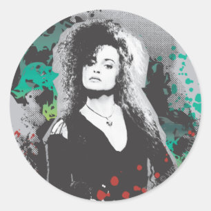 Pegatina Redonda Logotipo gráfico Bellatrix Lestrange