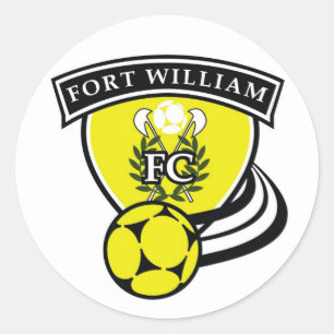 Pegatina Redonda Logotipo - Kit de equipo - Fort William High.. - P