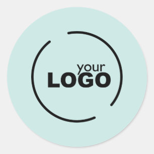 Pegatina Redonda Logotipo profesional de negocios moderno brillante