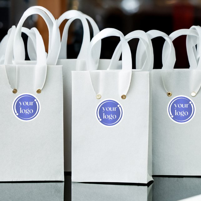 Pegatina Redonda Logotipo profesional moderno y sencillo (Subido por el creador)