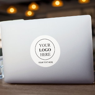 Pegatina Redonda Logotipo promocional personalizado - Sin pedido mí