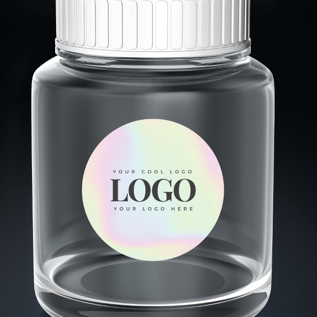 Pegatina Redonda Logotipo rectangular personalizado de pasteles hol (Subido por el creador)