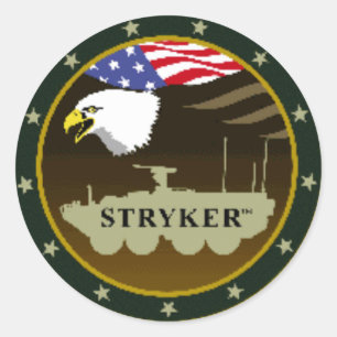 Pegatina Redonda logotipo_stryker