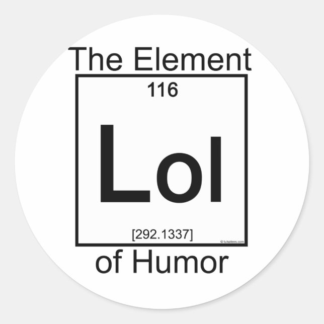 Pegatina Redonda LOL de elemento (Anverso)
