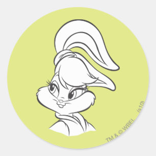 Pegatina Redonda Lola Bunny Expressive