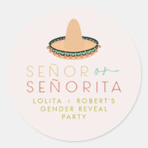 LOLITA Señor o Señorita Fiesta Género revelar bebé