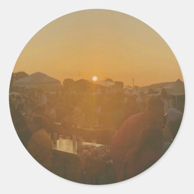 Pegatina Redonda Lollapalooza en Estocolmo - 2022 (Anverso)
