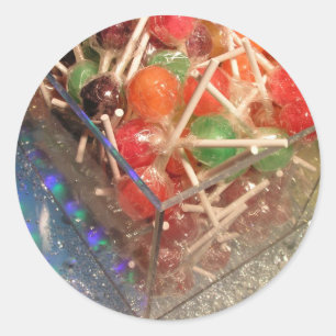 Pegatina Redonda Lollipops