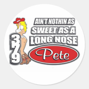 Pegatina Redonda Long Nose Pete