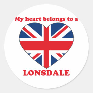Pegatina Redonda Lonsdale