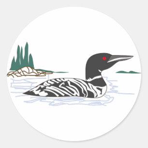 Pegatina Redonda Loon