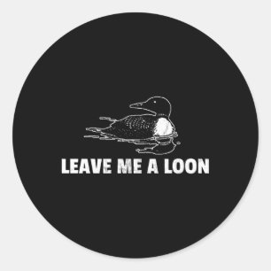 Pegatina Redonda Loon Déjame Un Lazo