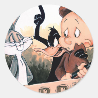 Pegatina Redonda LOONEY TUNES™ Temporada de conejos
