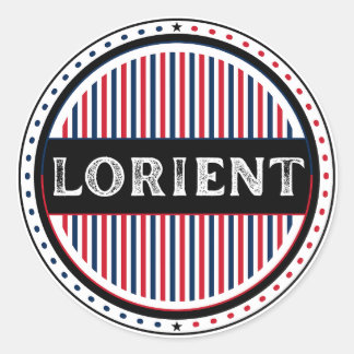 Pegatina Redonda Lorient City Pride Emblem – French Identity