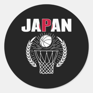 Pegatina Redonda Los amantes de la camiseta de Bysketbyll en Japón 