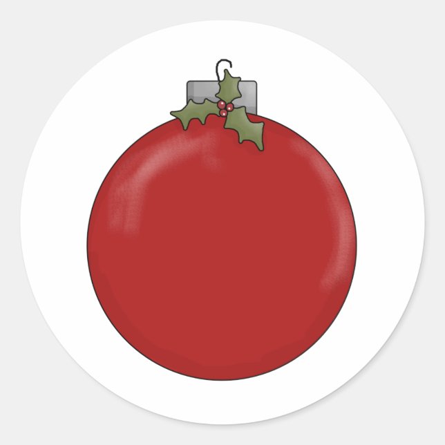 Pegatina Redonda Los ángeles navidades ・ Bauble (Anverso)