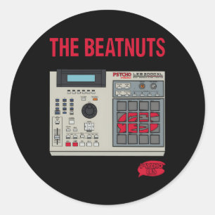 Pegatina Redonda Los Beatnut Akai Mpc 2000 Xl