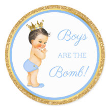 ¡Los chicos son la bomba! Bath Gift Etc Blue Gold