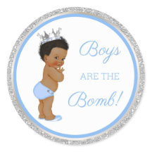 ¡Los chicos son la bomba! Bath Gift Etc Blue Silve