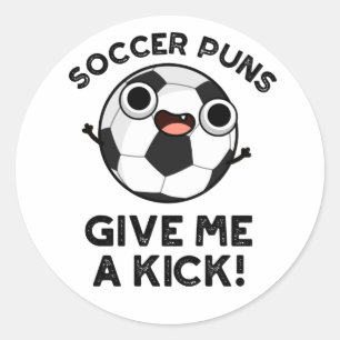 Pegatina Redonda Los Críticos De Fútbol Me Dan Un Pun Deportivo Gra