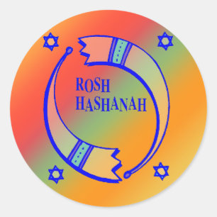 Pegatina Redonda Los cuernos de vacaciones -