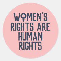 "Los derechos de la mujer son derechos humanos" fe