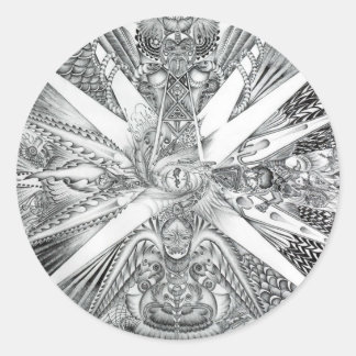 Pegatina Redonda LOS GRANDES pegatinas SORPRENDENTES