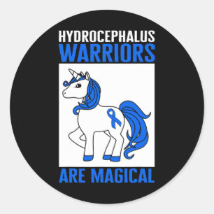 Pegatina Redonda Los Guerreros De Concienciación Son Hidrogenos Mag