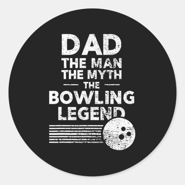 Pegatina Redonda Los Hombres Se Diverten De Boicot Para Papá El Hom (Anverso)