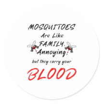 Los mosquitos son como la familia.