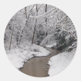Pegatina Redonda Los muertos del invierno
