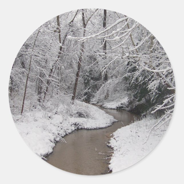 Pegatina Redonda Los muertos del invierno (Anverso)