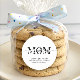 Pegatina Redonda Los negros y los blancos te aman