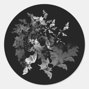 Pegatina Redonda Los palos de Fibonacci