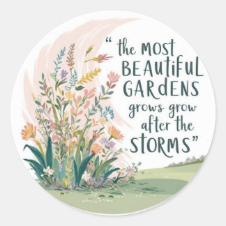 Pegatina Redonda Los Pegatinas más hermosos