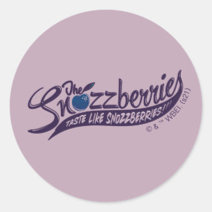Pegatina Redonda ¡Los Snozzberries Gustan Como Los Snozzberries!