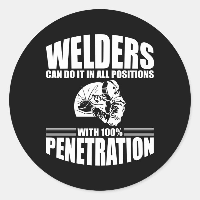 Pegatina Redonda Los Soldados Pueden Hacerlo En Todas Las Posicione (Anverso)