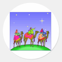 Los tres reyes magos siguen el estrella