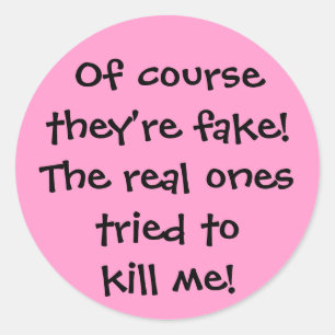 Pegatina Redonda Los verdaderos "Pegatinas"