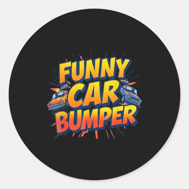 Pegatina Redonda Lost In Adventure_ Join The Club! Humorous Journey (Anverso)