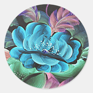 PEGATINA REDONDA LOTUS BLOSSOM