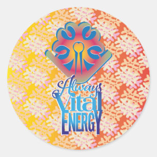 PEGATINA REDONDA LOVE ALWAYS VITAL ENERGY BY MASANSER