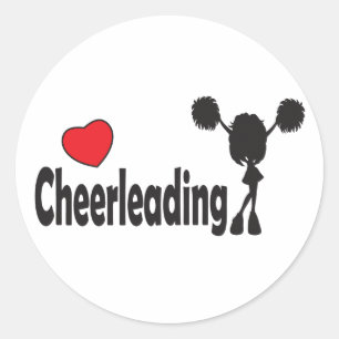 Pegatina Redonda Love Cheerance