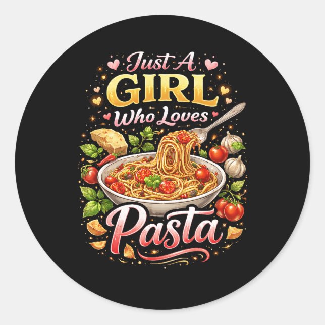 Pegatina Redonda Love in Every Bite (Anverso)